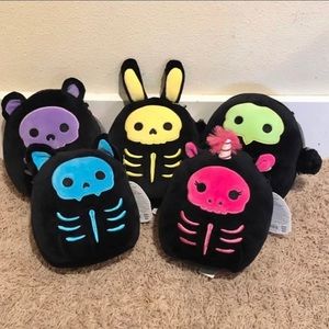 Squishmallow 7” Skeleton Bundle